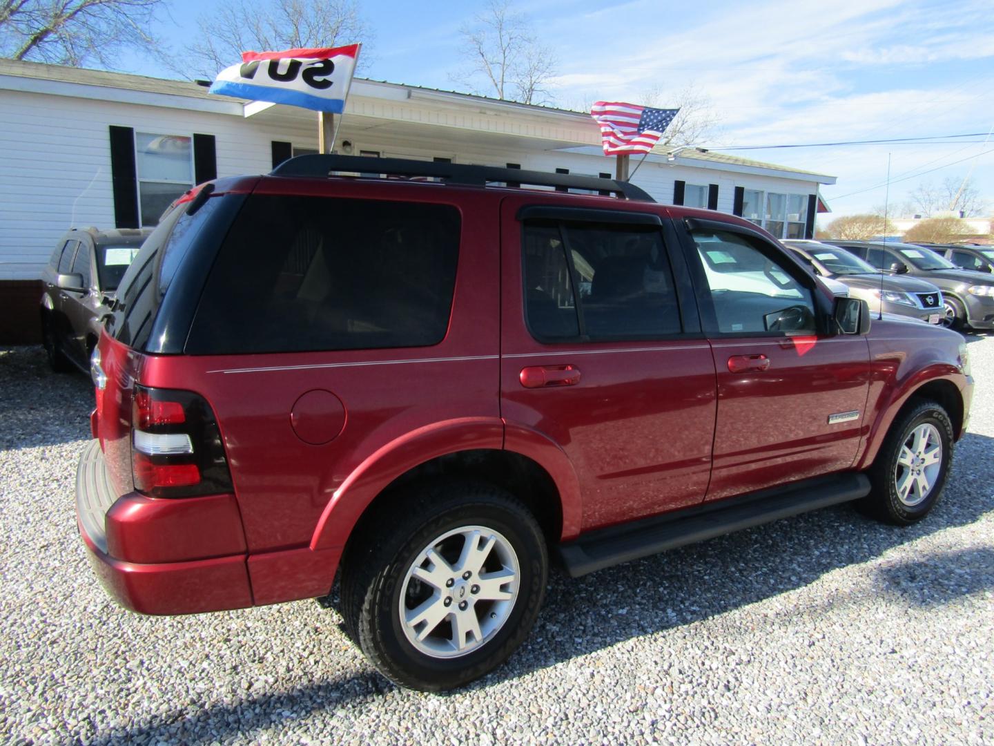 2008 Red /Tan Ford Explorer XLT 4.0L 2WD (1FMEU63E58U) with an 4.0L V6 SOHC 16V engine, Automatic transmission, located at 15016 S Hwy 231, Midland City, AL, 36350, (334) 983-3001, 31.306210, -85.495277 - Photo#7